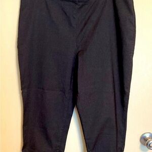 BUNDLE-2 PAIR XL Style & Co. Cropped Stretch Ankle Pants Ruched Bottom NWOT